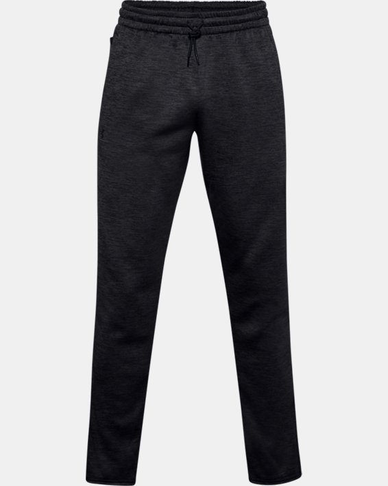 Men's Armour Fleece® Twist Pants, Black, pdpMainDesktop image number 4